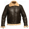 Shearling flight jacket