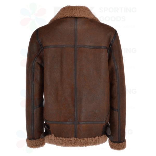 Vintage leather flight jacket