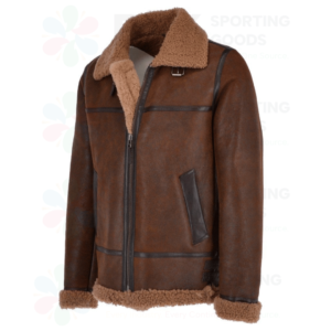 Vintage leather flight jacket