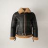 B3 Bomber Battle Shearling Leather Jacket