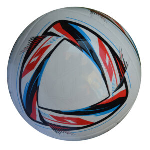 Training grade machine sewn ball made of TPU texture 3.5mm cover material fitted with winded SR bladder.